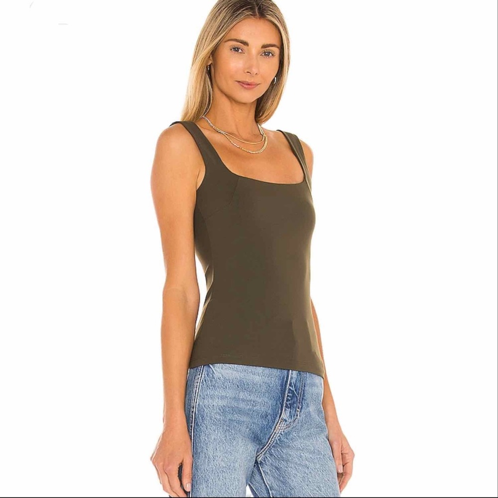 ✨Free People Square Off Cami In Army✨ - Picture 6 of 6